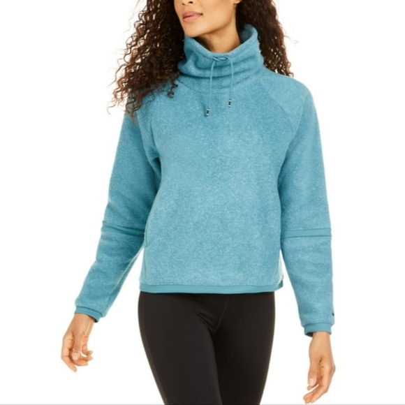 Nike Sweaters - Nike Women's Therma Fleece Cowl Neck Cozy Training Pullover Sz Small